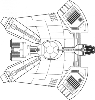 · Ghtroc Freighter· Artist: John Paul Lona· Source:"STAR WARS® The Roleplaying Game" page 121· Publisher: West End Games®