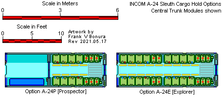 A-24 interior storage options