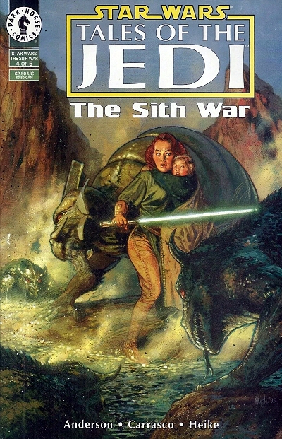 Tales of the Jedi: The Sith War 4: Jedi Holocaust Cover, Artist: Hugh Fleming