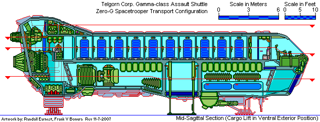 Gamma-class Deck 3 Deckplan